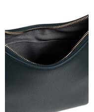 FURLA GOCCIA Sac bandouli&egrave;re en cuir martel&eacute; for&ecirc;t sombre - Sacs pour Femme - 5