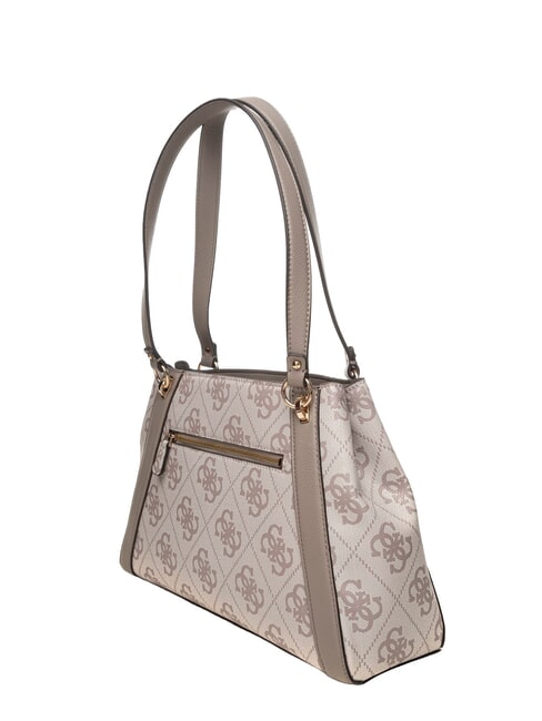 KARNILLA sac bandouli&egrave;re logo taupe fonc&eacute; - Sacs pour Femme