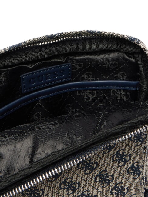 BOSTON II sac bandouli&egrave;re sable/bleu - Sacs en Bandouli&egrave;res pour Homme