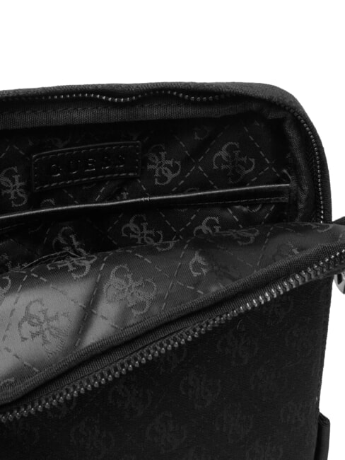 BOSTON II sac bandouli&egrave;re noir fonc&eacute; - Sacs en Bandouli&egrave;res pour Homme