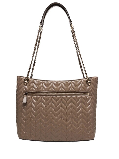 CHERYL 2 sac bandouli&egrave;re taupe fonc&eacute; - Sacs pour Femme