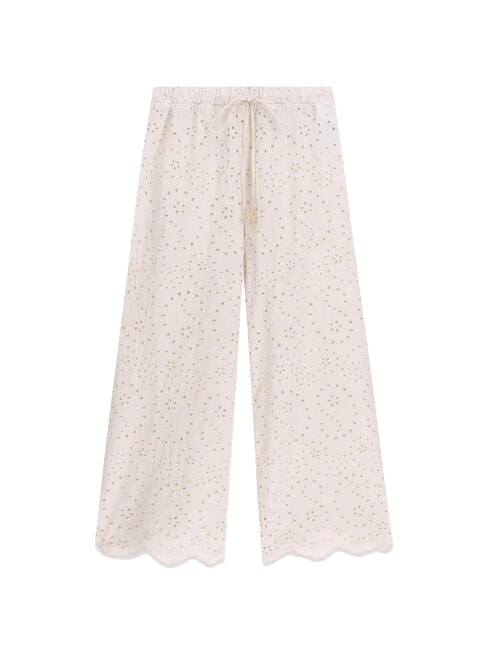 CELESTE Pantalon Sangallo perle p&acirc;le - Pantalons pour femmes