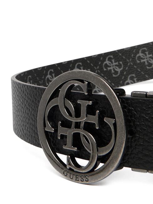 MILANO ceinture en cuir NOIR - Ceintures