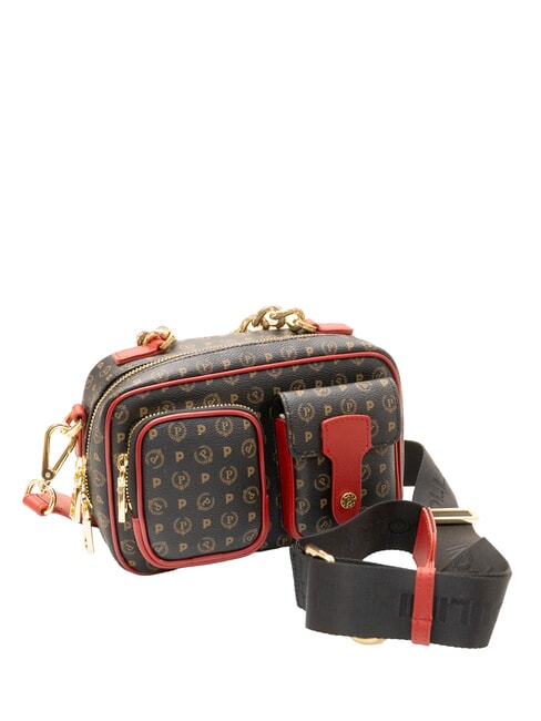HERITAGE Sac &agrave; main avec poches laque noire - Sacs pour Femme
