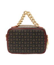 POLLINI HERITAGE Sac &agrave; main avec poches laque noire - Sacs pour Femme - 3