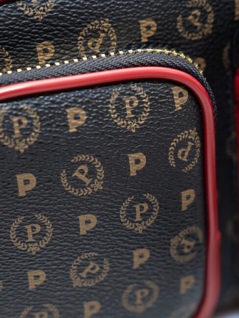 HERITAGE Sac &agrave; main avec poches laque noire - Sacs pour Femme