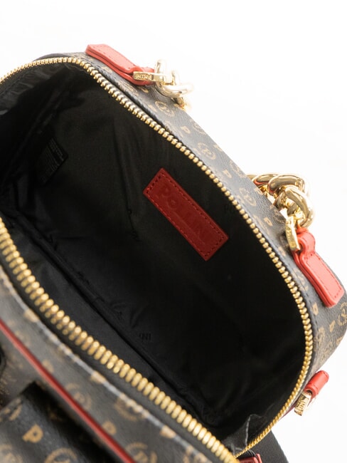 HERITAGE Sac &agrave; main avec poches laque noire - Sacs pour Femme