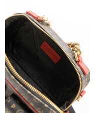 POLLINI HERITAGE Sac &agrave; main avec poches laque noire - Sacs pour Femme - 4