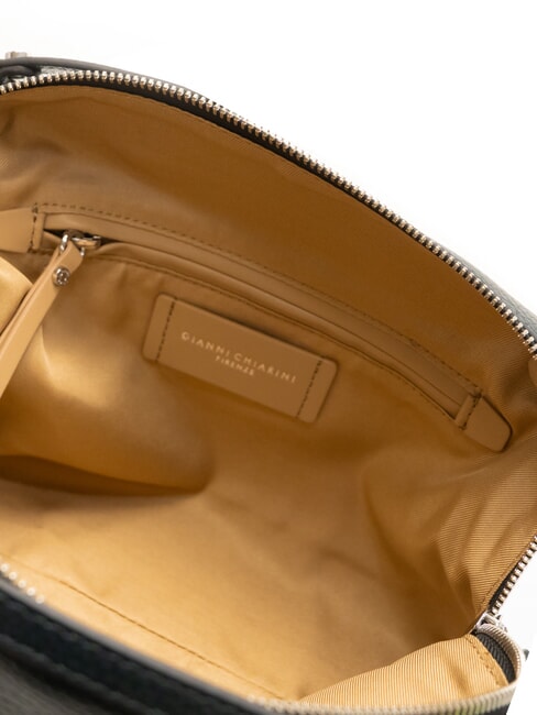 ALIFA Sac en cuir avec bandouli&egrave;re vert velours - Sacs pour Femme