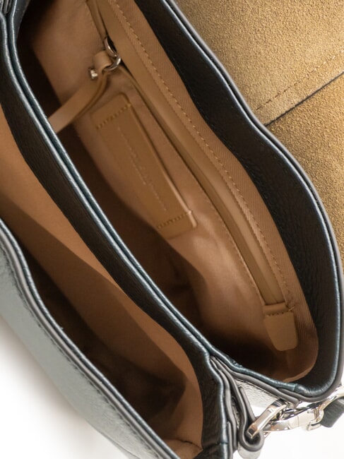 HELENA ROUND Sac bandouli&egrave;re, avec bandouli&egrave;re vert velours - Sacs pour Femme