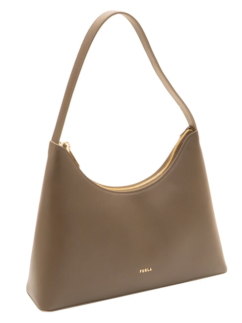 DIAMANTE Sac bandouli&egrave;re en cuir acajou - Sacs pour Femme