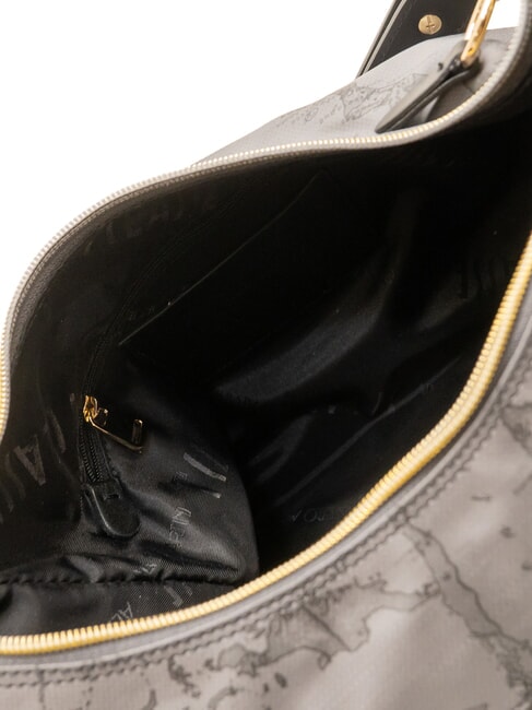 SOFT RANCH Sac hobo &agrave; bandouli&egrave;re ajustable gris fonc&eacute; - Sacs pour Femme
