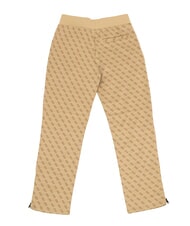 GUESS KIDS ACTIVE Pantalon de surv&ecirc;tement 4g aop beige blanc - Pantalons pour enfants - 2