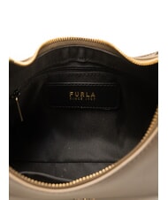 FURLA DIAMANTE Sac bandouli&egrave;re en cuir acajou - Sacs pour Femme - 4