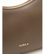 FURLA DIAMANTE Sac bandouli&egrave;re en cuir acajou - Sacs pour Femme - 5