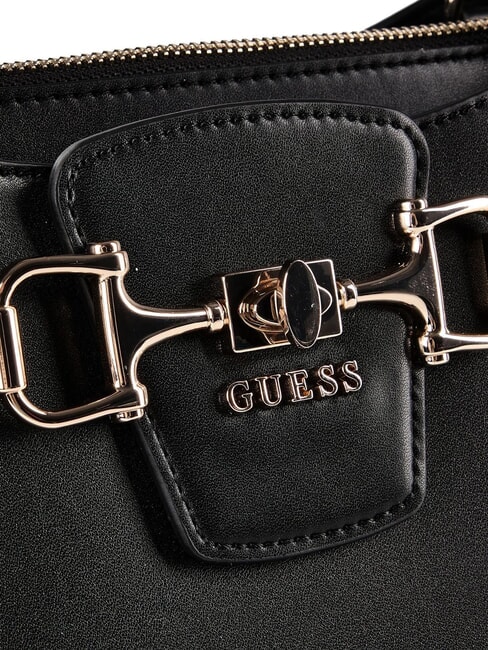 JANIE Sac cabas &agrave; bandouli&egrave;re NOIR - Sacs pour Femme