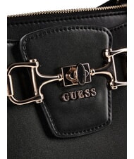 GUESS JANIE Sac cabas &agrave; bandouli&egrave;re NOIR - Sacs pour Femme - 4