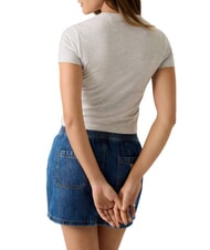 GUESS JEANS I LOVE GJ T-shirt en coton gris bruy&egrave;re clair gj lt - T-shirt - 2