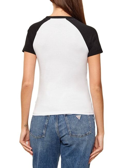 RAGLAN T-shirt en coton blanc pur - T-shirt