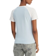 GUESS JEANS RAGLAN T-shirt en coton bleu brumeux - T-shirt - 2