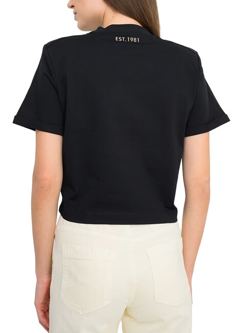 MARINA T-shirt en coton jetbla - T-shirt