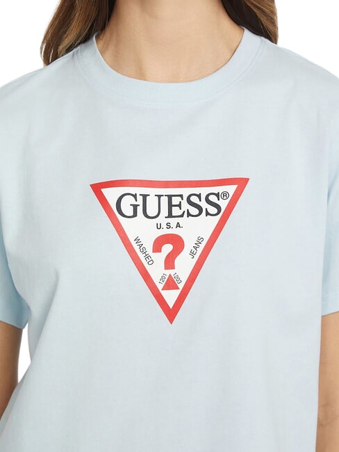 SS CN BOXY ICONIC  T-shirt en coton bleu a&eacute;rien - T-shirt