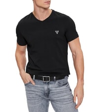 GUESS CALEB HERO Lot de 2 t-shirts noir de jais avec givre g - T-shirt - 2