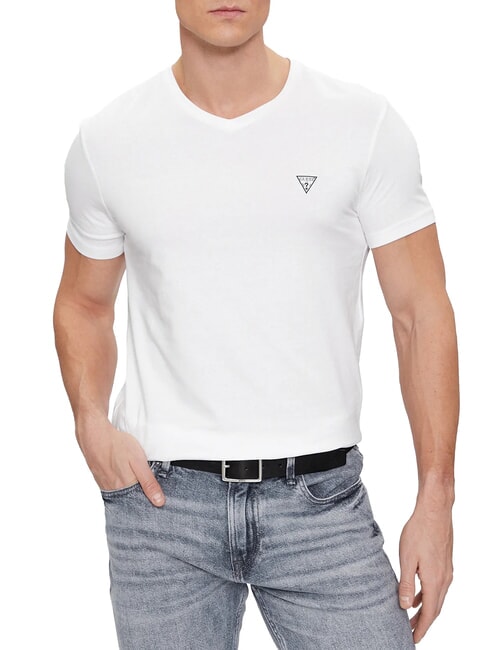 CALEB HERO Lot de 2 t-shirts blanc optique - T-shirt