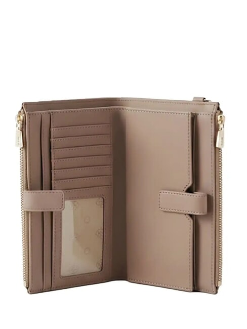ANISE SLG Portefeuille pour femme logo taupe fonc&eacute; - Portefeuilles Femme