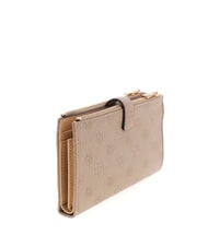 GUESS ANISE SLG Portefeuille pour femme logo taupe fonc&eacute; - Portefeuilles Femme - 3