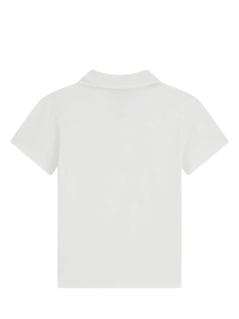KID polo en coton blanc pur - Tee-shirt enfant