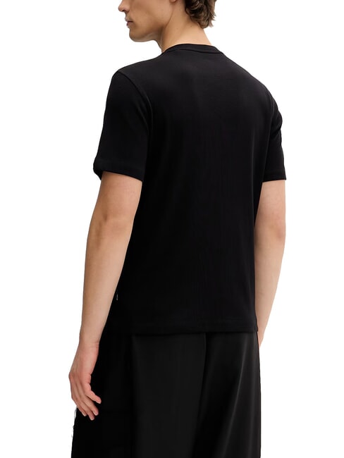 RIBBED T-shirt en coton jetbla - T-shirt