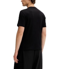 GUESS JEANS RIBBED T-shirt en coton jetbla - T-shirt - 2