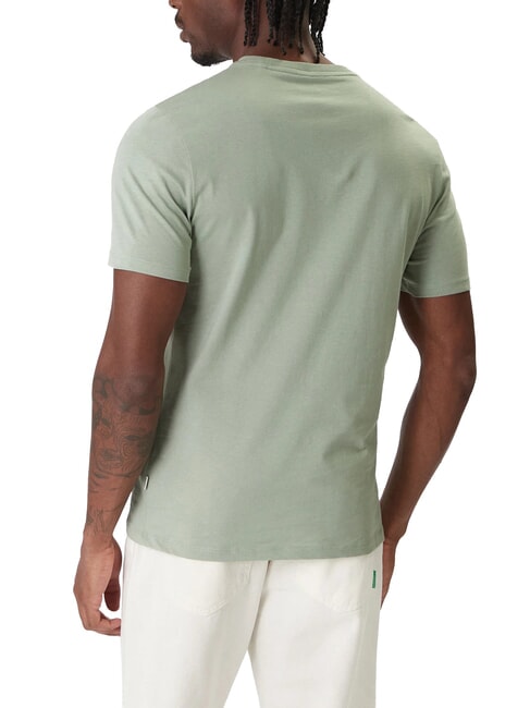 LOGO EMBRO T-shirt en coton sauge verte - T-shirt