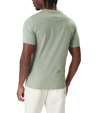 GUESS JEANS LOGO EMBRO T-shirt en coton sauge verte - T-shirt - 2