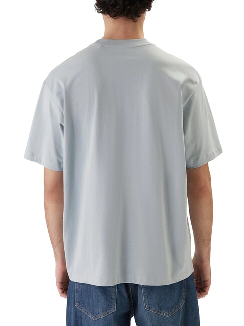 MINI TRIANGLE T-shirt en coton aura bleue - T-shirt
