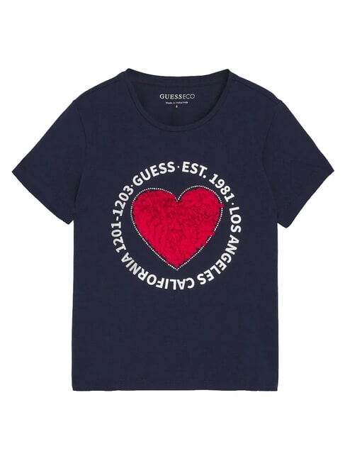 KID T-shirt pour fille bleu secret - Tee-shirt enfant