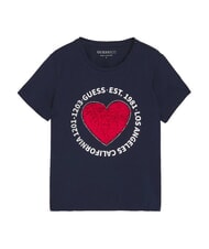 GUESS KID T-shirt pour fille bleu secret - Tee-shirt enfant - 2