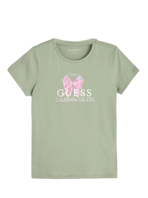 KID T-shirt en coton matcha l&eacute;ger - Tee-shirt enfant