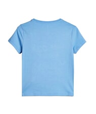 GUESS KID T-shirt en coton pour filles cravate en soie bleue - Tee-shirt enfant - 2