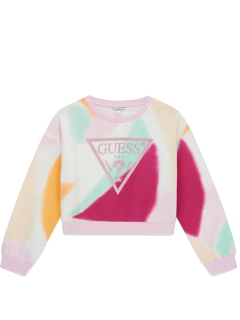 KID Sweat-shirt pour filles, en coton fantaisie tropicale - B&eacute;b&eacute; Sweat