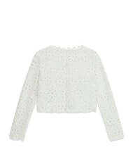 GUESS KID  chemise en dentelle blanc pur - chemises pour enfants - 2