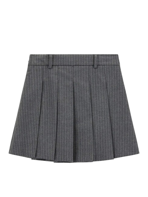 KID  Jupe pinstri gris chin&eacute; - Jupes pour petites filles