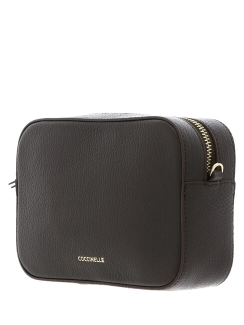TEBE Sac &agrave; bandouli&egrave;re en cuir textur&eacute; boue - Sacs pour Femme