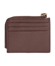 COCCINELLE TASSEL Porte-cartes zipp&eacute; en cuir martel&eacute; baie - Portefeuilles Femme - 3