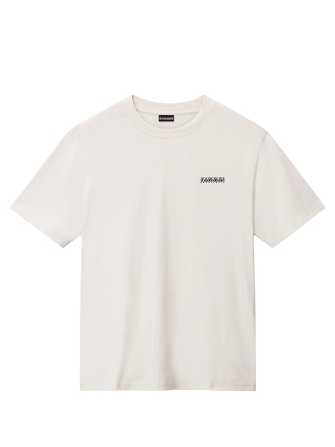 S-SMALL BOX SS T-shirt en coton beige clair - T-shirt