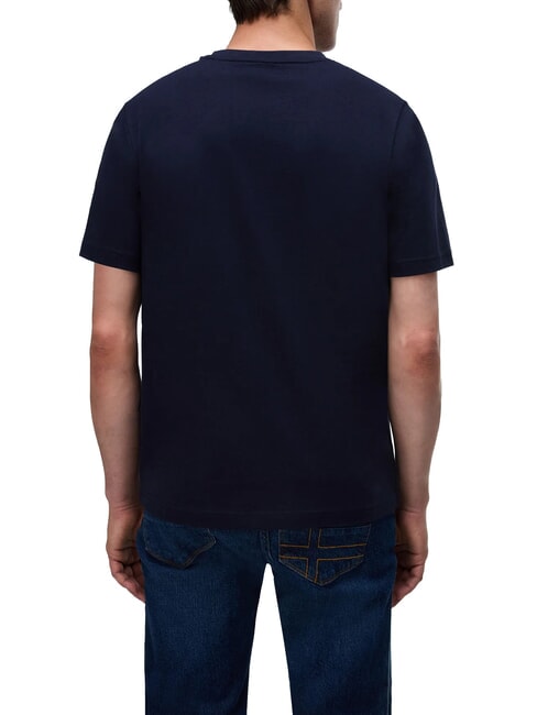 S-BOX LOGO SS 1 T-shirt en coton blu marine - T-shirt