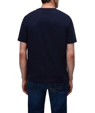 NAPAPIJRI S-BOX LOGO SS 1 T-shirt en coton blu marine - T-shirt - 2