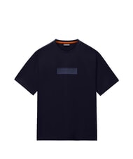 NAPAPIJRI S-BOX LOGO SS 1 T-shirt en coton blu marine - T-shirt - 3