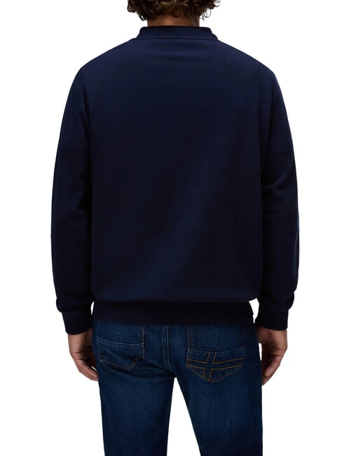 B-SMALL BOX C Sweat-shirt en coton blu marine - Pulls molletonn&eacute;s